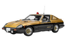 Nissan Fairlady Z (S130) RHD (Right Hand Drive) "Super Z" Gold Metallic and Black "Seibu Keisatsu" (1979-1984) TV Series 1/18 Model Car by Autoart