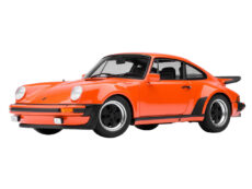 Porsche 911 Turbo 3.0 (930) Continental Orange 1/18 Model Car by Autoart