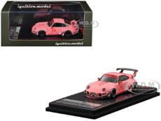 RWB 993 #98 "Hooters" Matt Pink 1/64 Diecast Model Car by Ignition Model