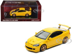 Honda Integra Type R (DC5) MUGEN RHD (Right Hand Drive) Phoenix Yellow 1/64 Diecast Model Car by MotorHelix