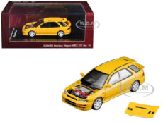 Subaru Impreza WRX STi Wagon Version VI RHD (Right Hand Drive) Cashmere Yellow 1/64 Diecast Model Car by MotorHelix